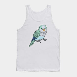 Light blue and turquoise quaker Tank Top